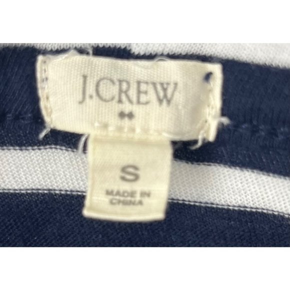 J. CREW Blue & White light weight Cardigan Sweater Size Small - Picture 2 of 5